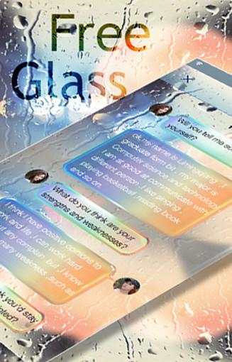 Free Glass Emoji Keyboard Skin screenshot 5