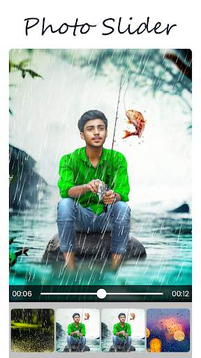 Rain Video Music -Photo Editor screenshot 6