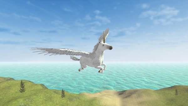 Flying Unicorn Simulator Free screenshot 1
