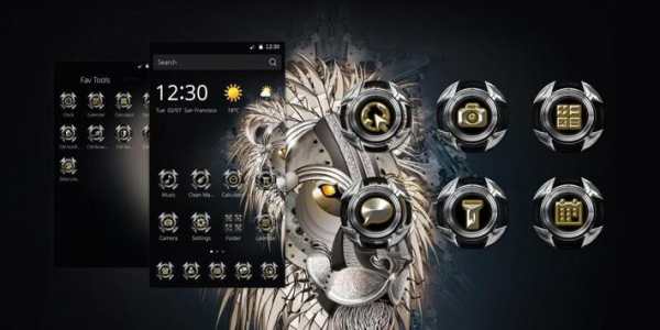 Abstract Lion Theme screenshot 1