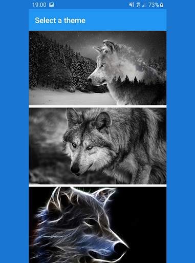 Neon Wolf Keyboard Themes screenshot 10