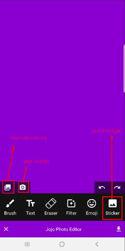 Jojo Photo Editor screenshot 2
