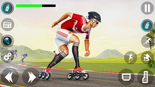 Roller Skate Stunt Racing Game screenshot 2