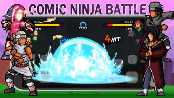 Comic Ninja Battle screenshot 1
