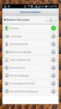 Screen Rotation Control PRO screenshot 3