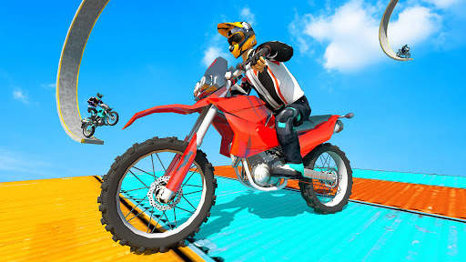 Real Bike Stunts - New Bike Ra screenshot 2