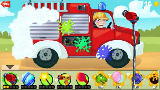 Amazing Car Wash - For Kids PE screenshot 14