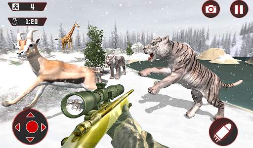 Angry Tiger Hunter : Crazy Mountain shooter screenshot 6