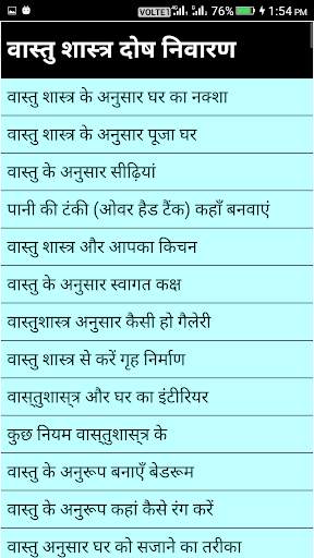 हिंदी वास्तु शास्त्र screenshot 1