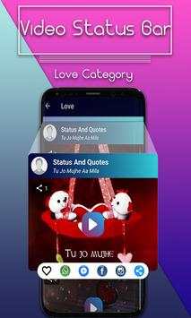 Full Screen Video Status - Video Status Bar screenshot 1