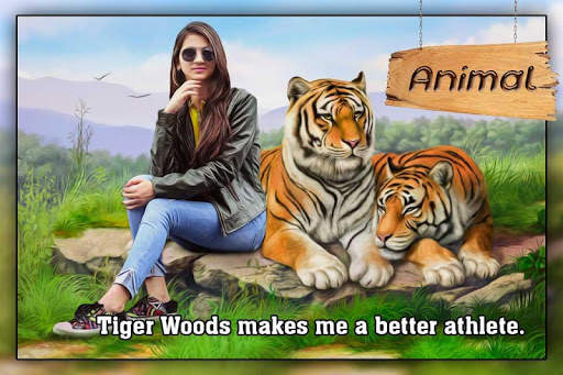 Photo with Animal : Animal Background Changer 1 تصوير الشاشة