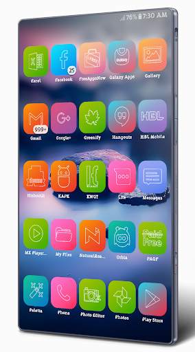 Square Colors Icons Pack 3 تصوير الشاشة
