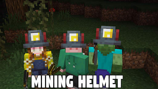 Mining Helmet Mod Minecraft PE screenshot 3