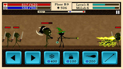The Wizard - Stickman 2mb Game screenshot 7