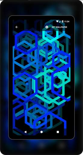 Hex AMOLED Neon Live Wallpaper 2021 screenshot 16