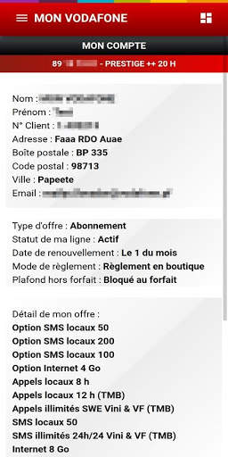 Mon Vodafone screenshot 8