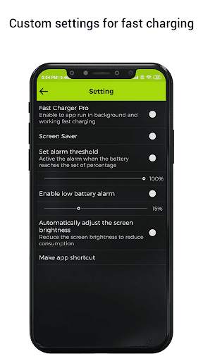 Turbo Charging: Set one tap Super Fast Charging screenshot 3