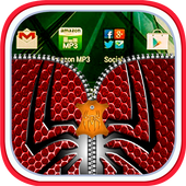 Spider Zipper Lock Screen أيقونة