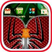 Spider Zipper Lock Screen 1.1