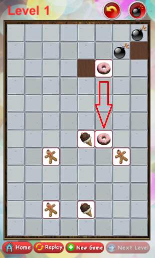 Move The Candy : Slide Puzzle, IQ, Strategy, Board screenshot 2