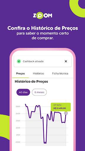 Zoom: Cashback e Menor Preço screenshot 4