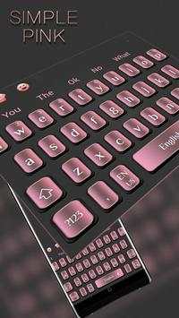 Simple Pink Keyboard स्क्रीनशॉट 1