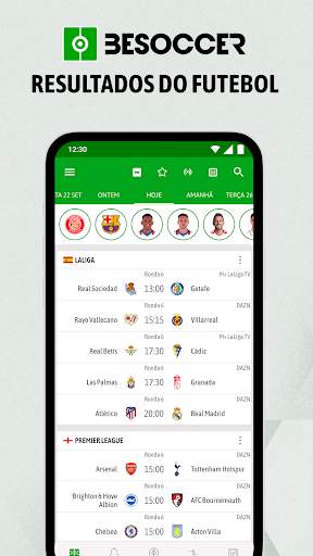 BeSoccer - Resultados futebol screenshot 1