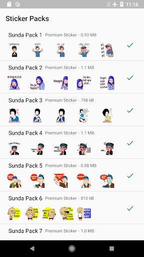 Sticker Sunda Kocak Terbaru WAStickerApps screenshot 1