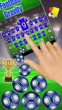 Football Gravity Keyboard Theme screenshot 2