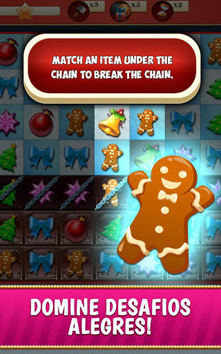 Jogo do Feriado de Natal Combinação de 3 Doces screenshot 4
