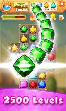 Jewels Game Match 3 Free - Paradise Island screenshot 3