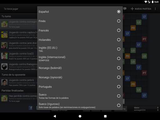 Wordfeud screenshot 4