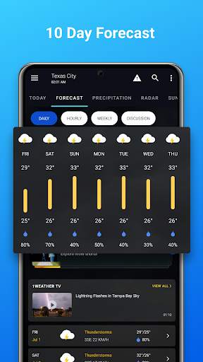 1Weather Forecasts & Radar screenshot 30
