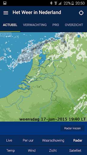 Weather in Holland: the app screenshot 6