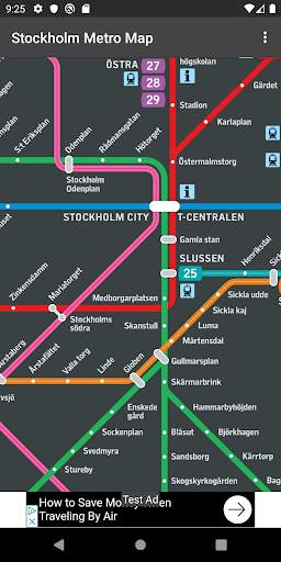 Stockholm Metro App screenshot 2
