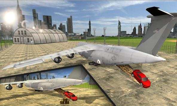 Car Transporter Plane Sim 2016 screenshot 1