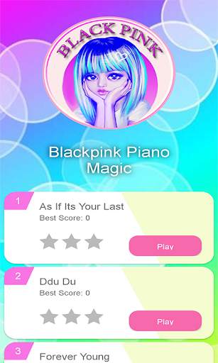On The Ground Black Pink Piano Magic screenshot 1