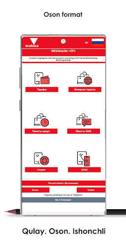 Mobi uz mobil ilovasi screenshot 6