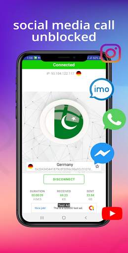Pakistan Free VPN – Free- Fast & Secure VPN Proxy screenshot 1