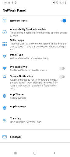 WiFi auto connect ( NetWork Panel ) screenshot 1