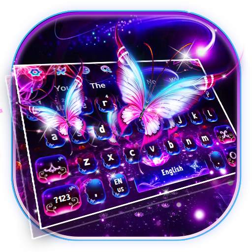 Twinkling Flash Butterfly Keyboard 10001002
