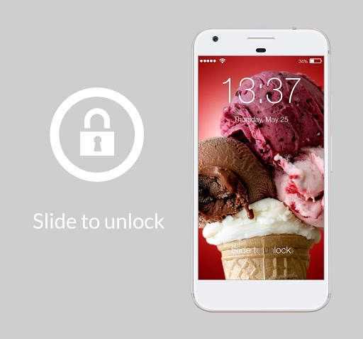 Creative Sandwich Ice Cream Wallpaper PIN Lock screenshot 1