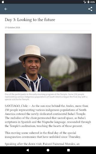 Bahá’í World News Service (BWN screenshot 8