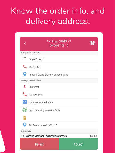 Delivery App v4 screenshot 8