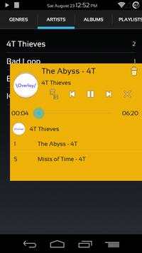 Overlay Music Player screenshot 1