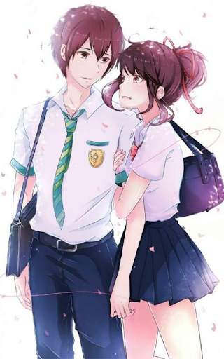 Romantic Anime Live Wallpaper screenshot 3