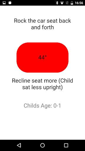 Child Car Seat Angle Tester स्क्रीनशॉट 2