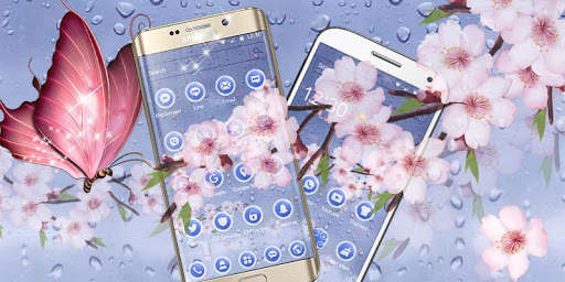 Beautiful Pink Flower Theme screenshot 4
