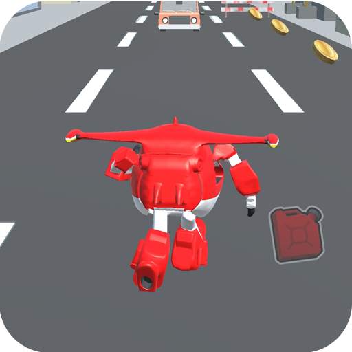 Super Robot Car flying Wings 4.4