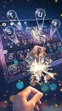 Sparkling Fireworks Keyboard screenshot 2